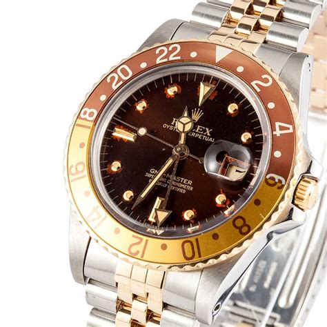 rolex 16753 root beer nipple dial|rolex root beer bezel.